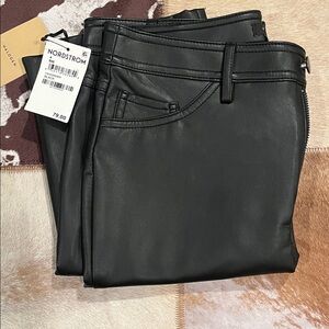 Halogen Black Leather Pants